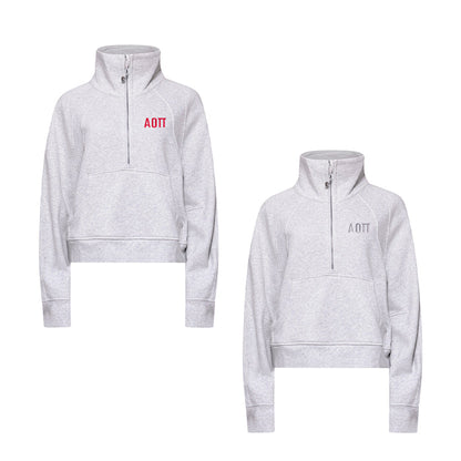 Alpha Omicron Pi lululemon Scuba Oversized Funnel-Neck Half Zip