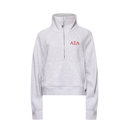 Alpha Sigma Alpha lululemon Scuba Oversized Funnel-Neck Half Zip