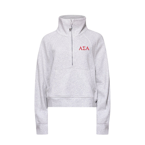 Alpha Sigma Alpha lululemon Scuba Oversized Funnel-Neck Half Zip