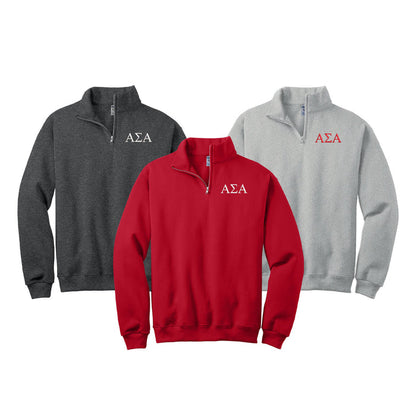 Alpha Sigma Alpha Qzip Sweatshirt