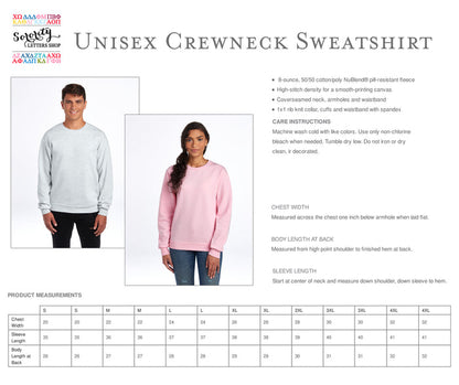 Alpha Sigma Kappa Crewneck Sweatshirt - Infinity