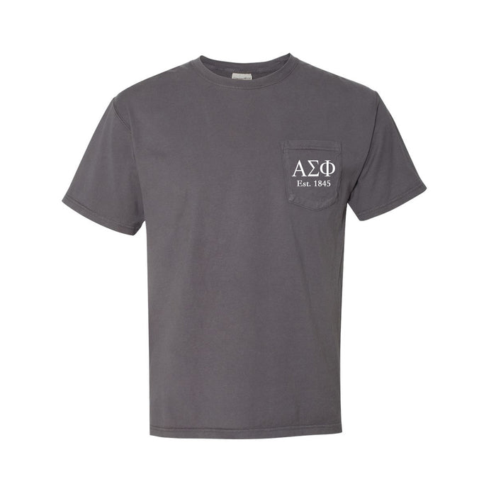 Alpha Sigma Phi Short Sleeve Pocket Tee