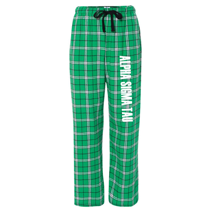 Alpha Sigma Tau Flannel Pants