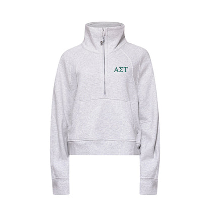 Alpha Sigma Tau lululemon Scuba Oversized Funnel-Neck Half Zip
