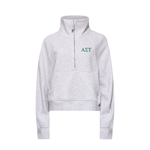 Alpha Sigma Tau lululemon Scuba Oversized Funnel-Neck Half Zip