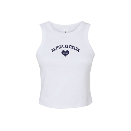 Alpha Xi Delta Cropped Tank Top