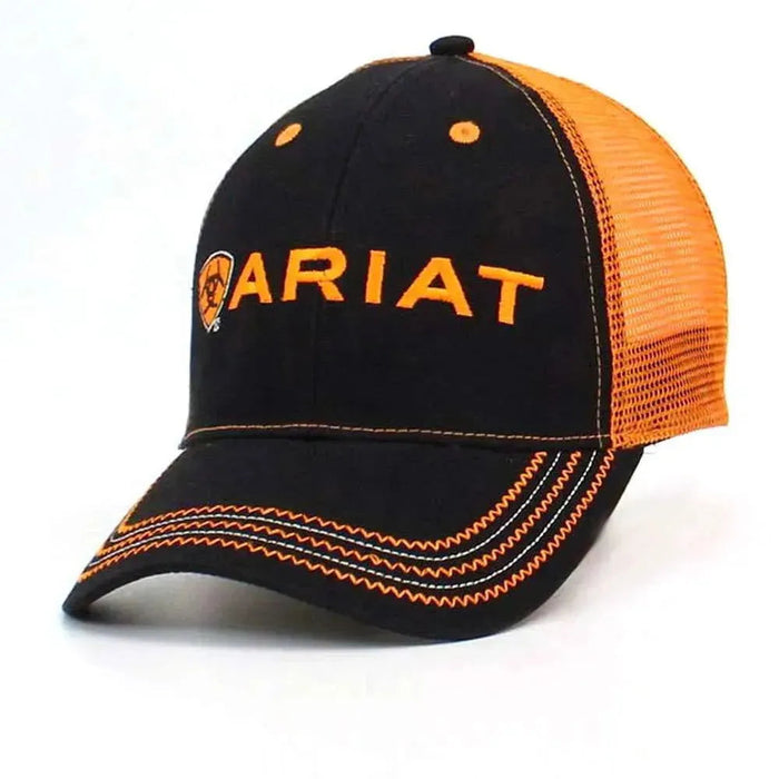 Ariat Black and Blaze - Trucker Cap - Hatcountry