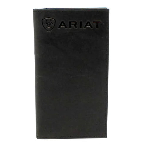 Ariat Black Embossed Logo - Men's Rodeo Wallet - Hatcountry
