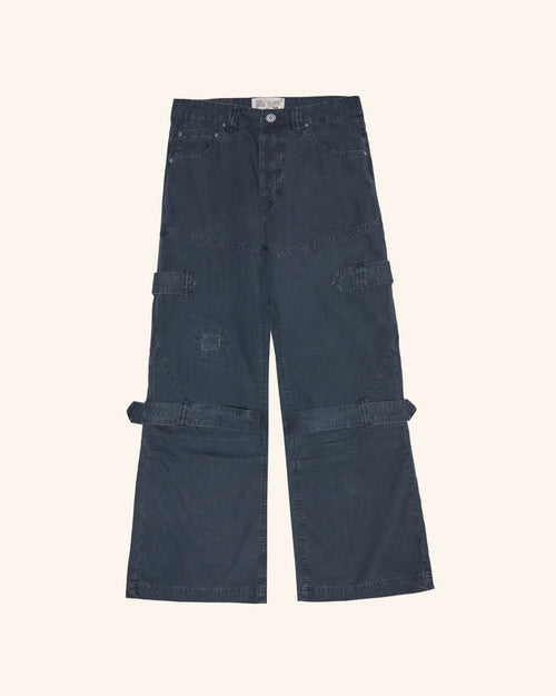 ARMY STRAIT PANTS - GREY