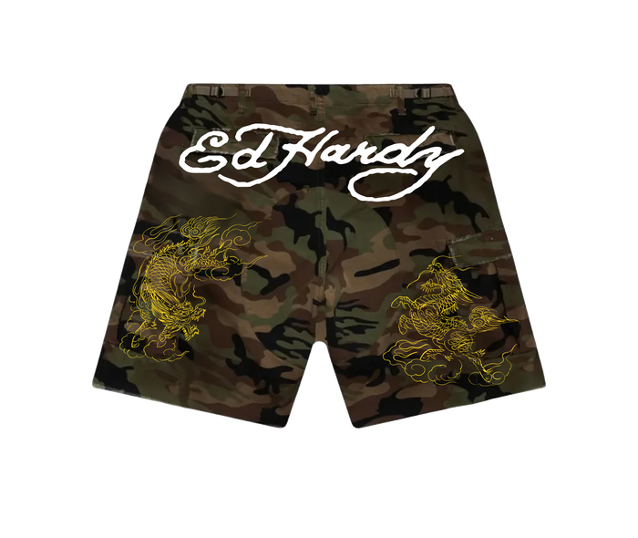 Bermuda Camuflada "Dragon" Ed Hardy x Matuê
