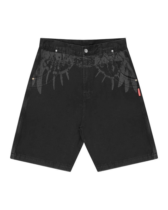 BERMUDA JEANS CURVALÍNEA CINTO TRIBAL - Four Street