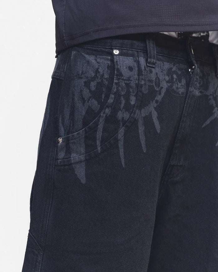 BERMUDA JEANS CURVALÍNEA CINTO TRIBAL - Four Street