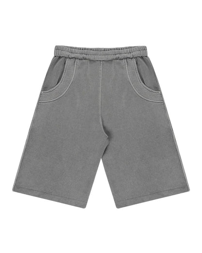 BERMUDA MOLETINHO DOUBLE HAND CINZA - Four Street