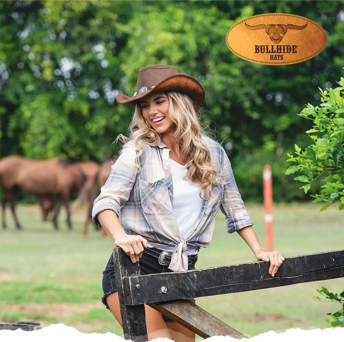 Bullhide Apalachee- Leather Cowgirl Hat - Hatcountry