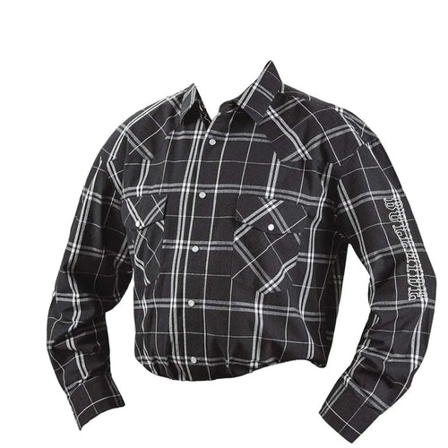 Bullhide Black Plaid - Mens Western Shirt - Hatcountry
