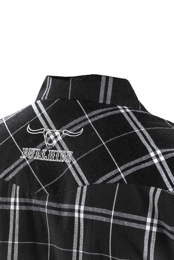 Bullhide Black Plaid - Mens Western Shirt - Hatcountry