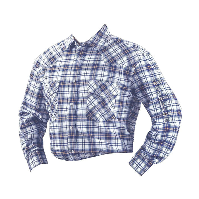 Bullhide Blue Plaid - Mens Western Shirt - Hatcountry