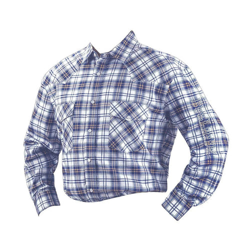 Bullhide Blue Plaid - Mens Western Shirt - Hatcountry