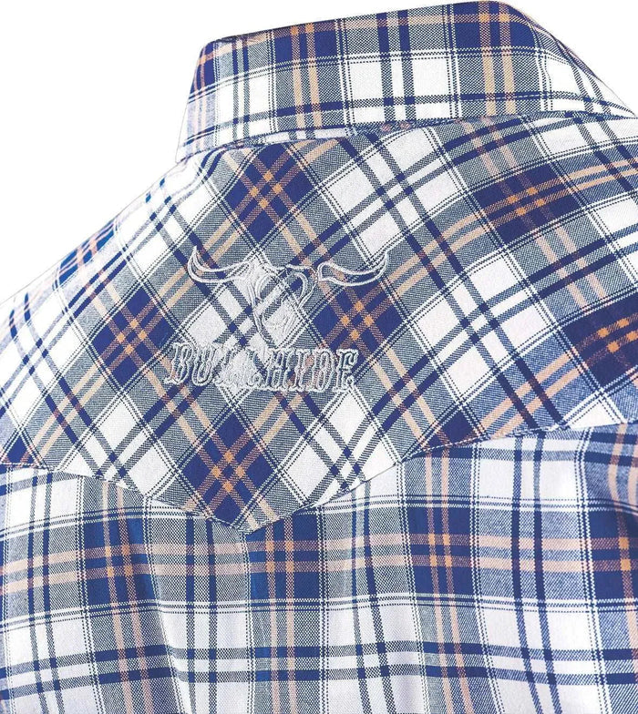 Bullhide Blue Plaid - Mens Western Shirt - Hatcountry