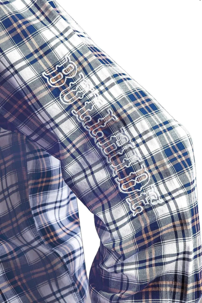 Bullhide Blue Plaid - Mens Western Shirt - Hatcountry