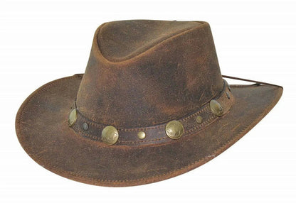 Bullhide Crackled - Leather Australian Hat - Hatcountry