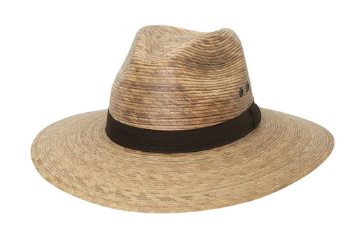 Bullhide Hideaway - Mexican Palm Straw Outback Fedora Hat - Hatcountry