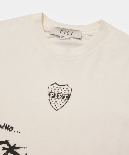 Camiseta Autograph Raw Edge - Bone White