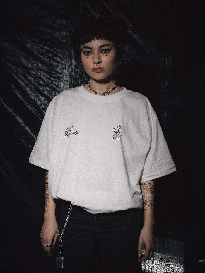 Camiseta Bad Rabbits Off White - Four Street