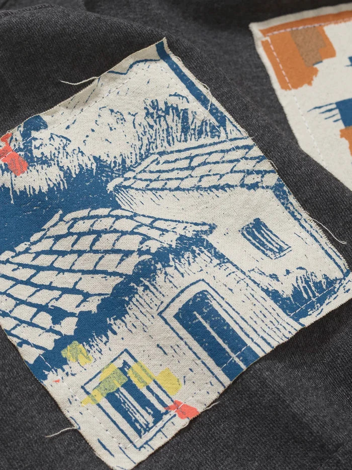 Camiseta Boxy Casitas
