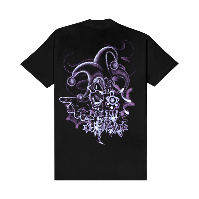 CAMISETA CLOWN 4SUF AIRBRUSH PRETA