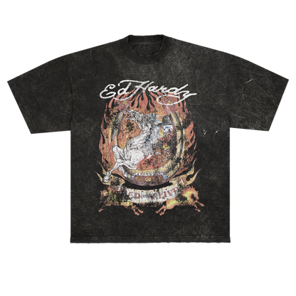 Camiseta "Horse" Ed Hardy x Matuê