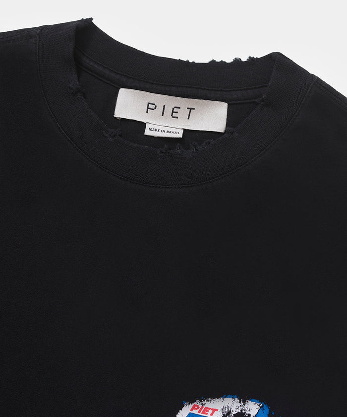 Camiseta Manga Longa Piet F.C - Vintage Blue