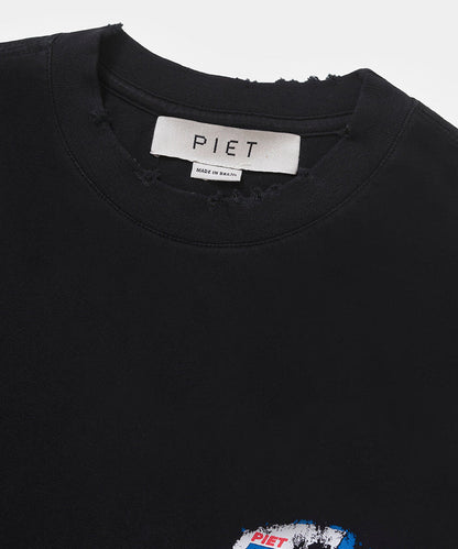 Camiseta Manga Longa Piet F.C - Vintage Blue
