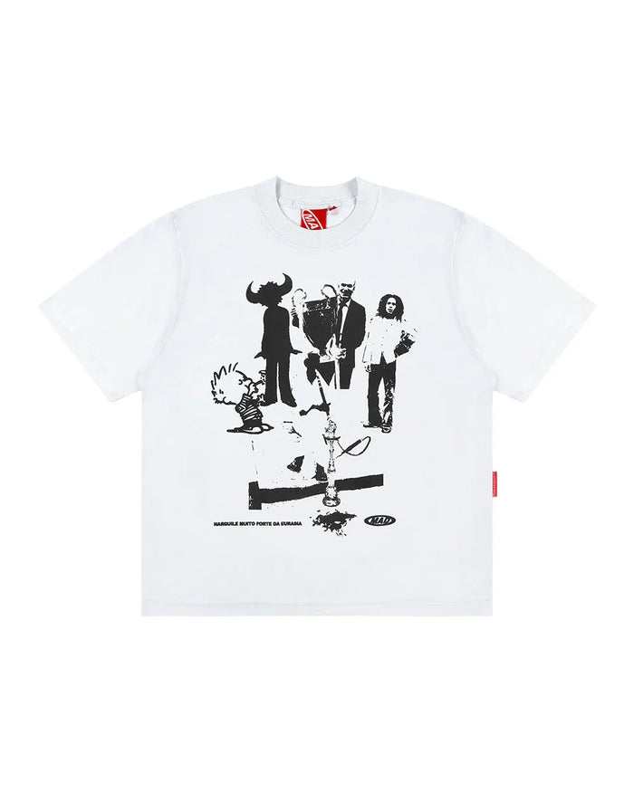 CAMISETA NARGUILE MUITO FORTE DA EURASIA WHITE - Four Street