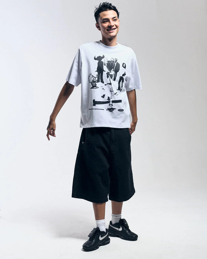 CAMISETA NARGUILE MUITO FORTE DA EURASIA WHITE - Four Street