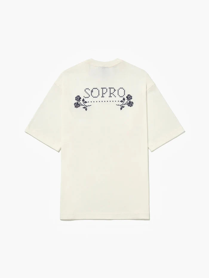 Camiseta Over Flores de Casa