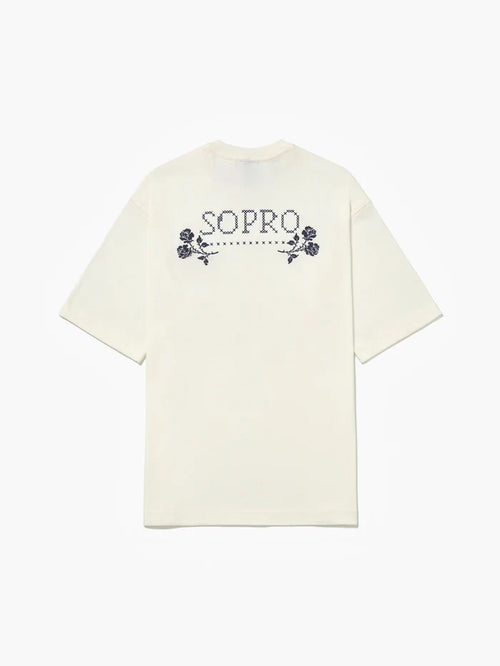 Camiseta Over Flores de Casa