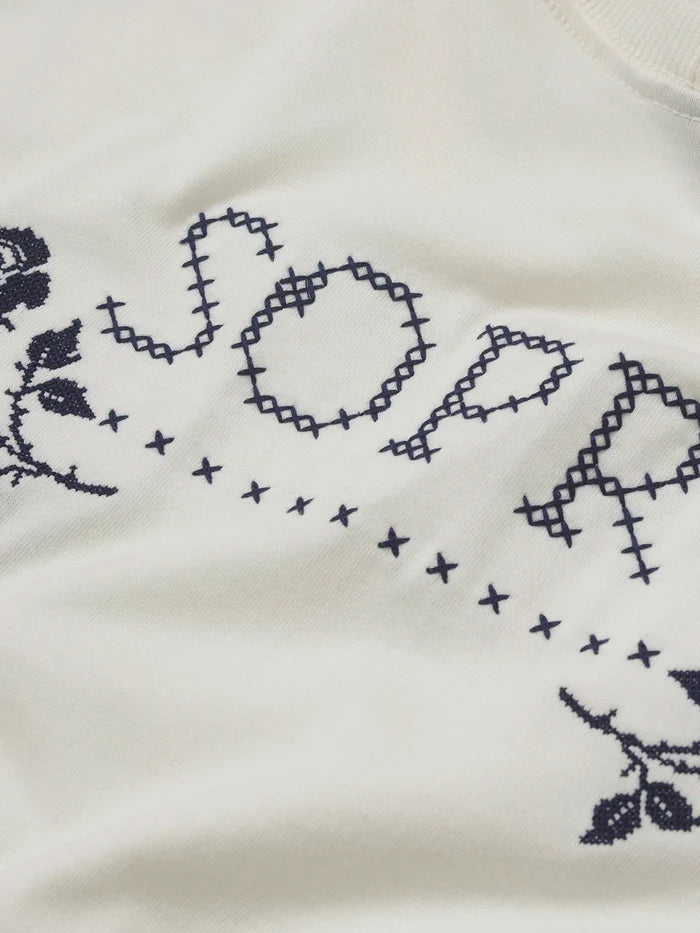 Camiseta Over Flores de Casa