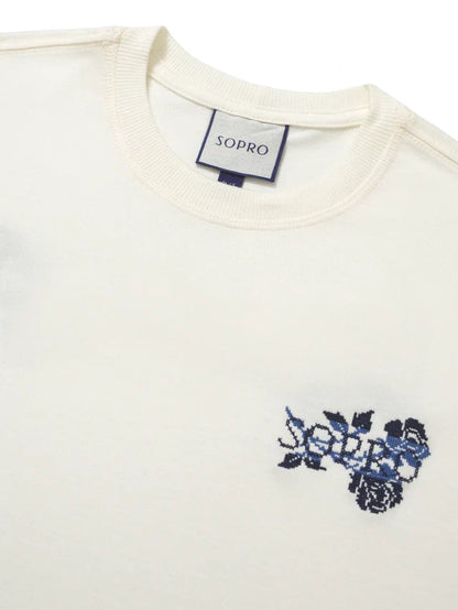 Camiseta Over Flores de Casa