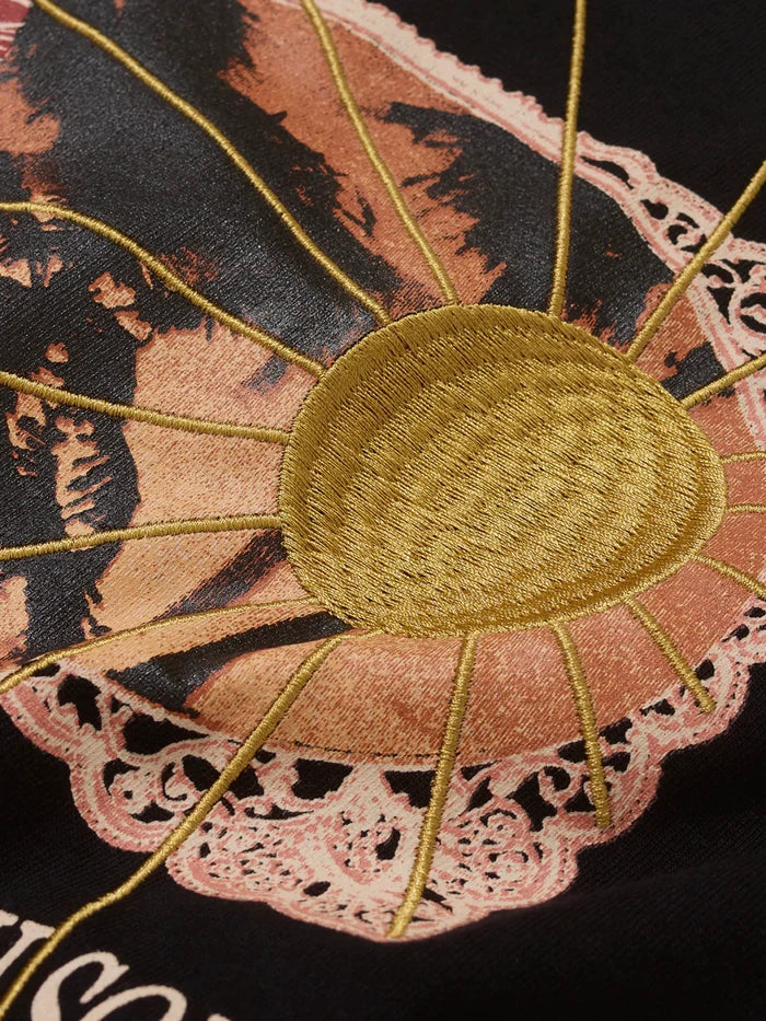Camiseta Over Retrato de Sol