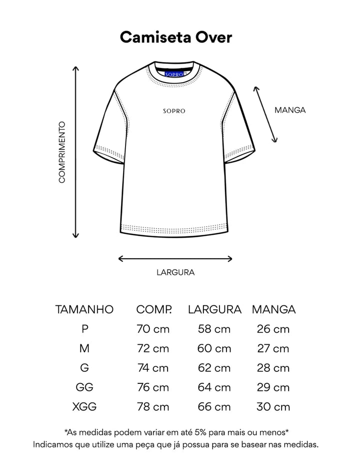 Camiseta Over Retrato de Sol