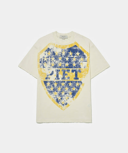 Camiseta PIET Emblem - Bone White