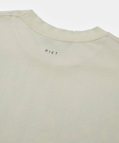 Camiseta PIET Emblem - Bone White