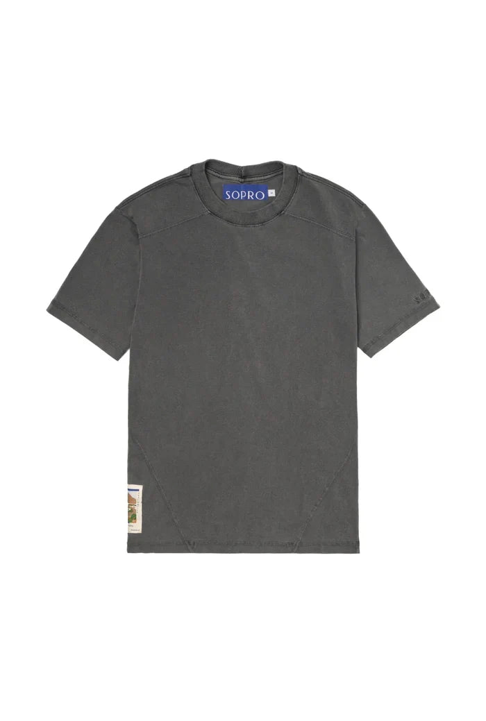 Camiseta Slim Cinza Estonado