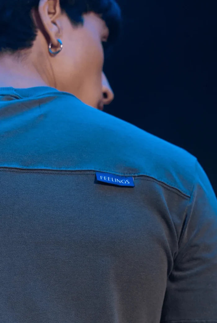 Camiseta Slim Cinza Estonado