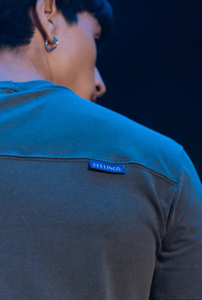 Camiseta Slim Cinza Estonado