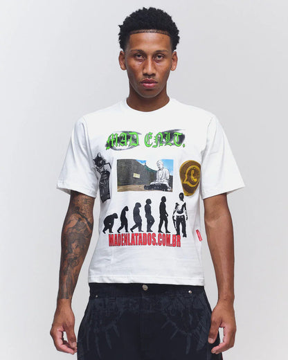 CAMISETA WHATSAPP GOLD OFF WHITE - Four Street