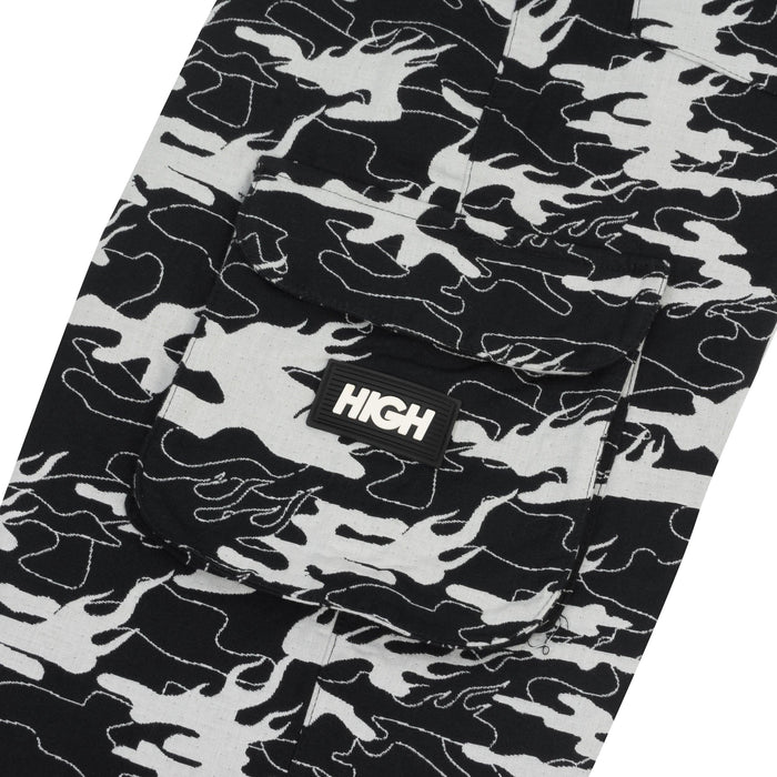 Camo Jacquard Cargo Pants - Four Street
