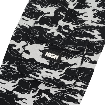 Camo Jacquard Cargo Pants - Four Street