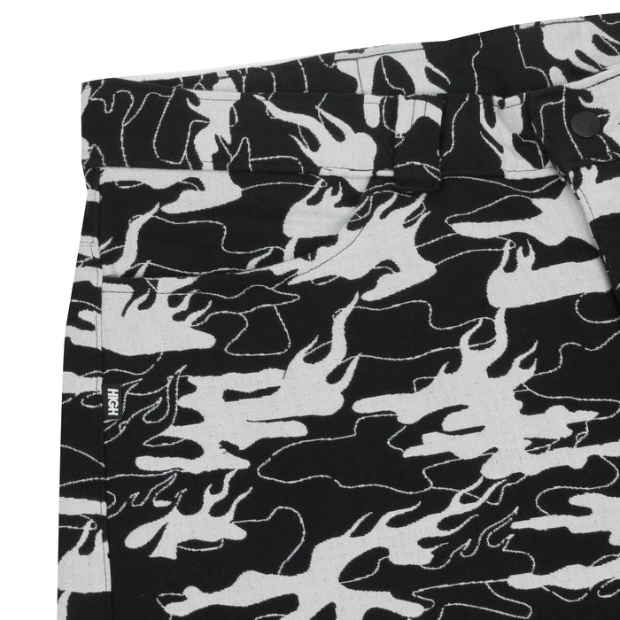 Camo Jacquard Cargo Pants - Four Street